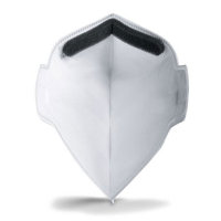 Profi-FFP-Atemschutz-Faltmaske mit Doppelband von UVEX