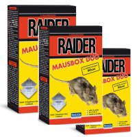 Raider Mausbox Duo 3 Packungen ( 6 Mausboxen )