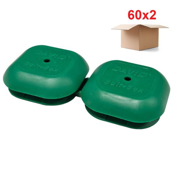 Leerköderdose für Ameisen 120 Stk grün