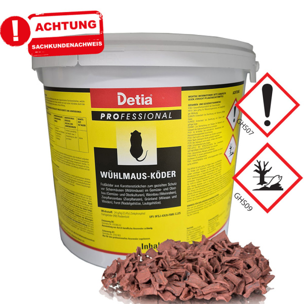 Detia Wühlmausköder Professional 2kg