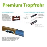 Premium Tropfrohr -  100 Meter Bund